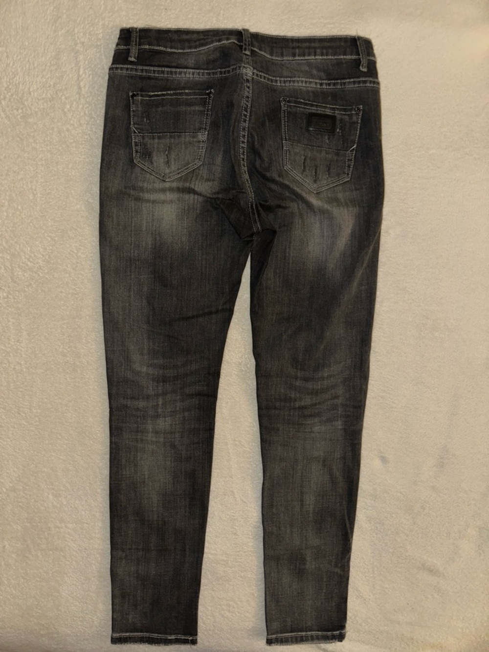 Dolce & Gabbana 
Slim Skinny Jeans in Washed Charcoal